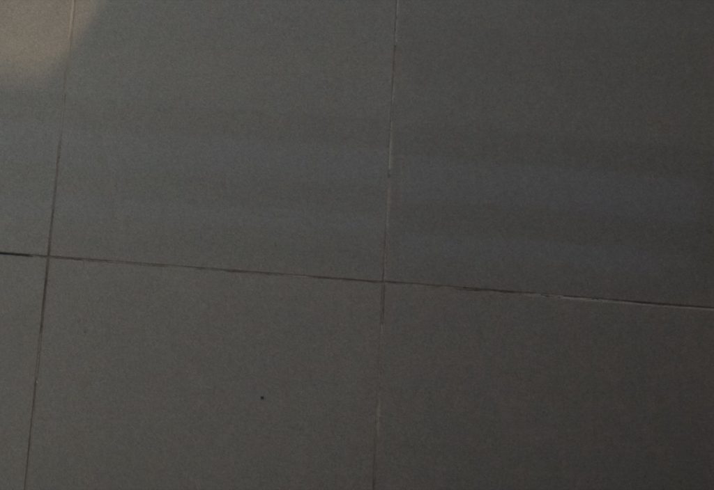 Clean tiled floor